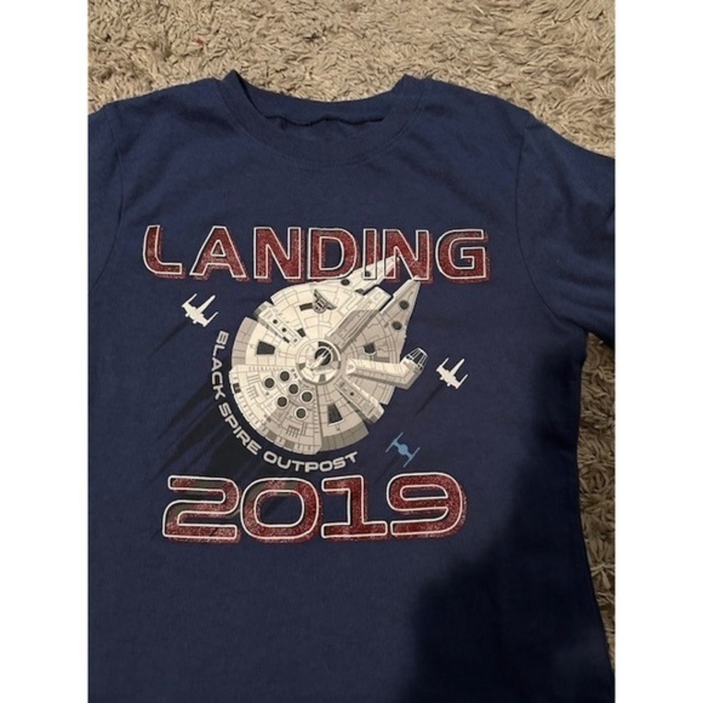 Star Wars Galaxy's Edge‎ Black Spire Outpost Landing 2019 T-Shirt Adult - Picture 2 of 6